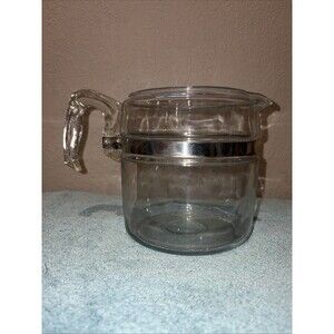 Vintage Pyrex Flameware Percolator Glass Coffee POT ONLY 7756-B 6 Cup